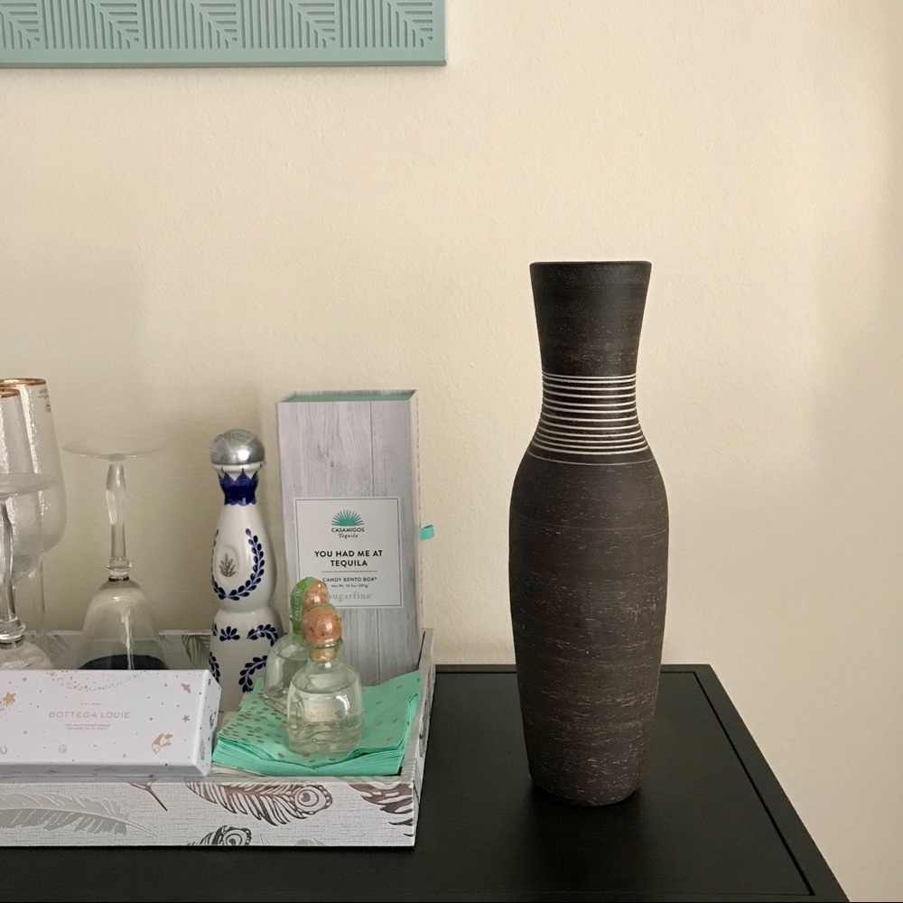 Beautiful modern brown decorative vase ~ Boho decor